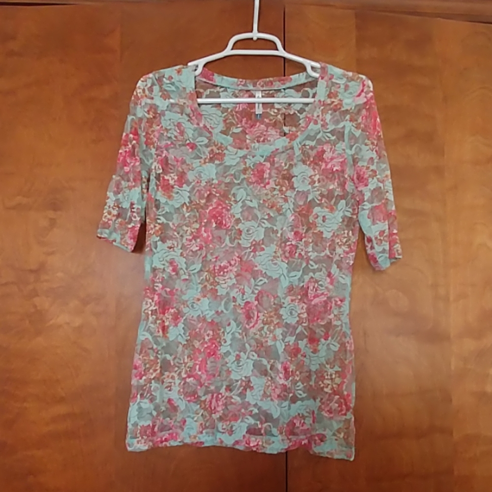 Wallflower Floral Lace Top